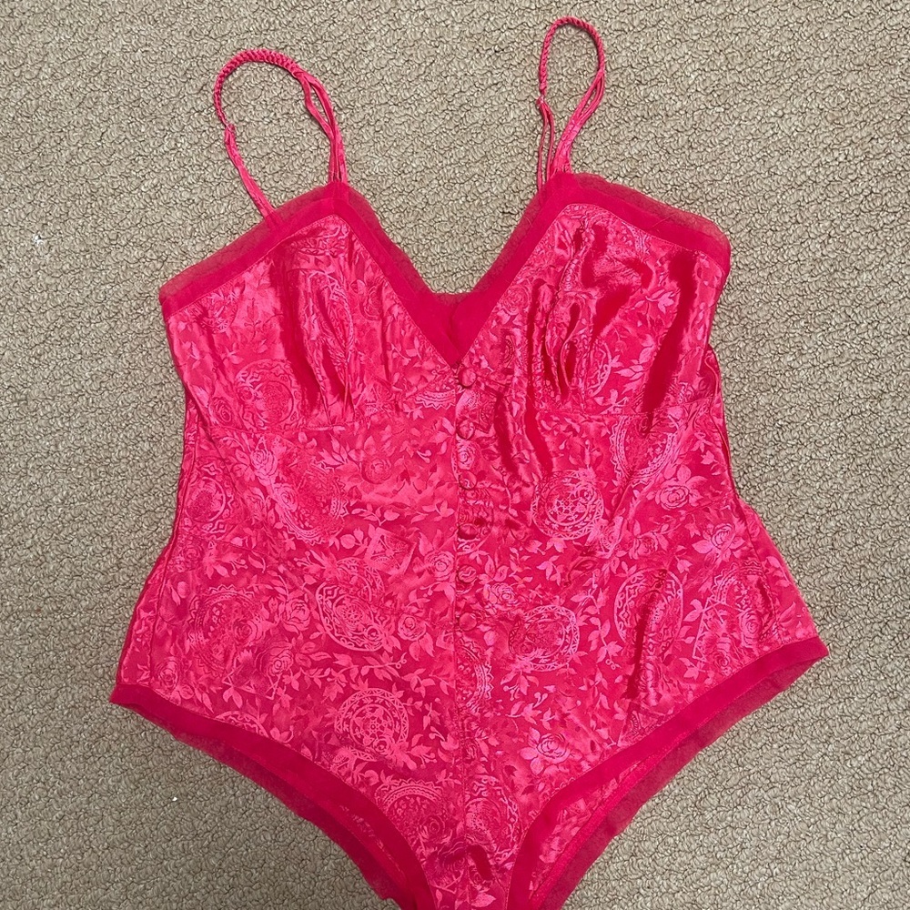 90’s Vintage Victoria Secret Silk Teddy